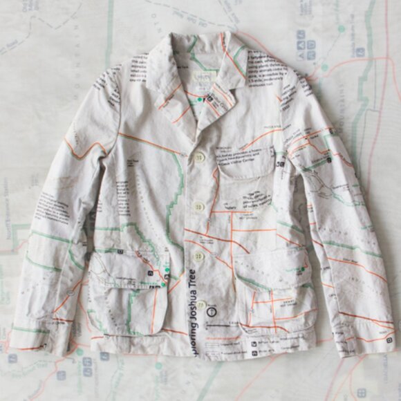 Dosa Joshua Tree National Park Map Jacket